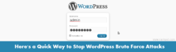 stop wordpress brute force attacks