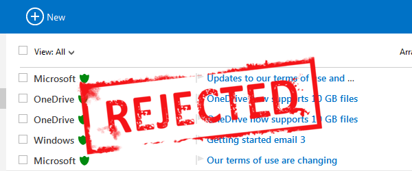 Hotmail Blacklist