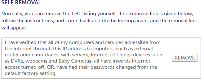 cbl blacklist removal